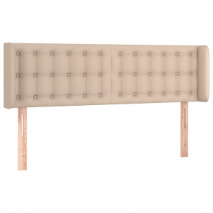 Cabecero de cuero sintético color capuchino 147x16x78/88 cm H