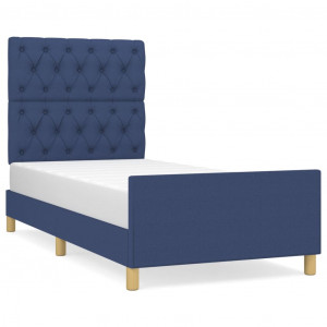 Estrutura de cama sem colchão 80x200 cm azul H