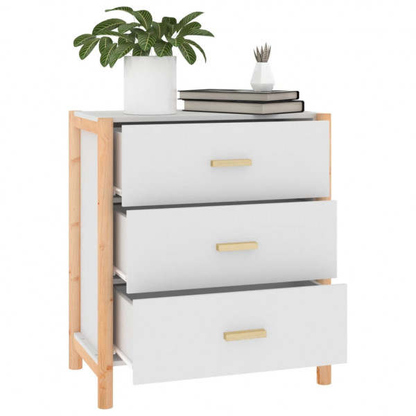 Aparador 62x38x70 cm derivados de madeira branco M 4