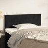 Cabeceira de cama veludo 80x5x78/88 cm preto 1