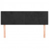 Cabeceira de cama 2 pcs veludo 72x5x78/88 cm preto 3