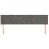 Cabeceira de cama 2 pcs veludo 80x5x78/88 cm cinzento-escuro 3