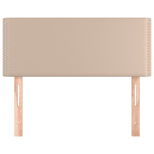 Cabecero de cuero sintético color capuchino 80x5x78/88 cm M 3