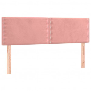 Cabeceiras 2 unidades veludo rosa 72x5x78/88 cm H