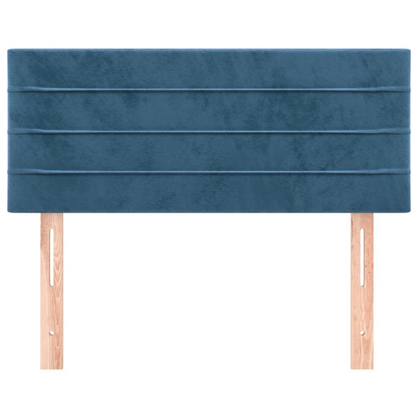 Cabeceira de cama veludo 80x5x78/88 cm azul M 3