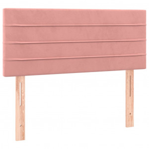 Cabeceira de cama veludo 80x5x78/88 cm rosa H