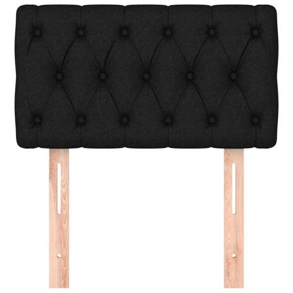 Cabecero de tela negro 80x7x78/88 cm M 3