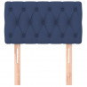 Cabeceira de cama tecido 80x7x78/88 cm azul 3