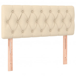 Cabeceira de cama tecido 100x7x78/88 cm creme H