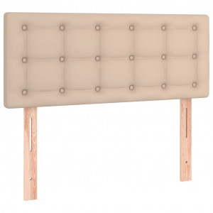 Cabeceira de cama couro artificial 80x5x78/88 cm cappuccino H