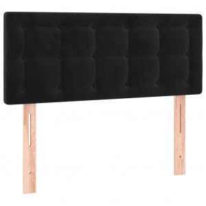 Cabeceira de cama veludo 80x5x78/88 cm preto H