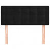 Cabecero de terciopelo negro 80x5x78/88 cm 3