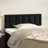 Cabeceira de cama veludo 90x5x78/88 cm preto 1