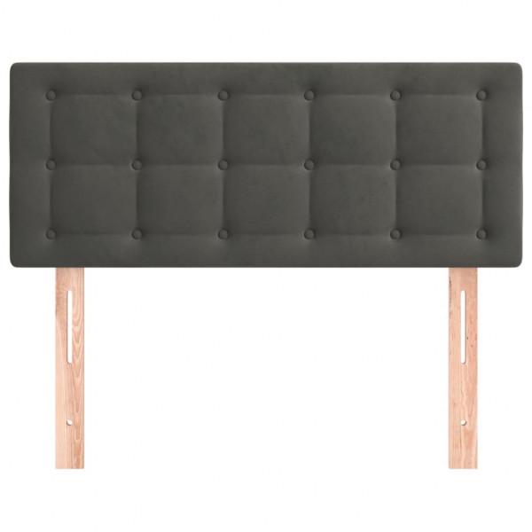 Cabeceira de cama veludo 100x5x78/88 cm cinzento-escuro M 3