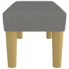 Banco 70x30x30 cm tecido cinzento-escuro 4