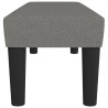 Banco de tela gris oscuro 100x30x30 cm 4