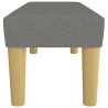 Banco 100x30x30 cm tecido cinza-escuro 4