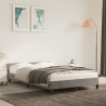 Estructura de cama con cabecero terciopelo gris claro 120x200cm 1