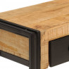 Mesa consola madera maciza de mango 110x30x76 cm 4