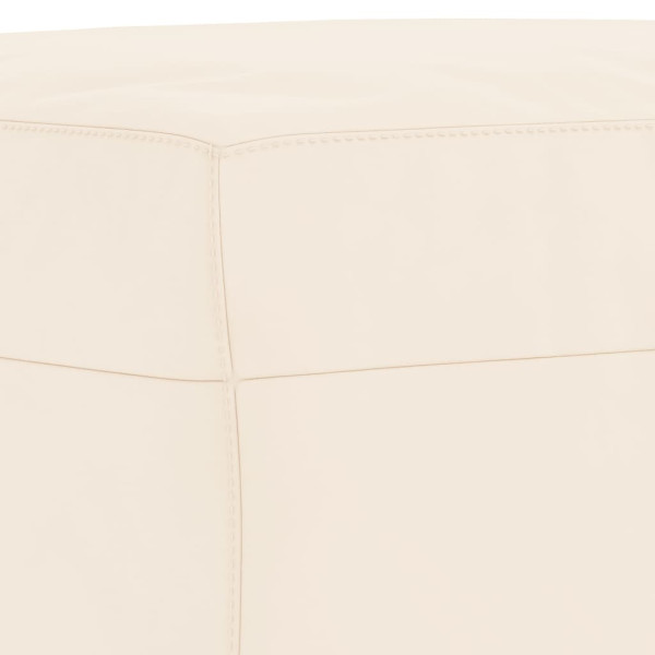 Banco 70x35x41 cm veludo cor creme M 5