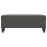 Banco 100x35x41 cm veludo cinza-escuro 3