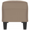 Banco de tecido de microfibra cinza taupe 100x35x41 cm 4