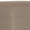 Banco de tecido de microfibra cinza taupe 100x35x41 cm 5