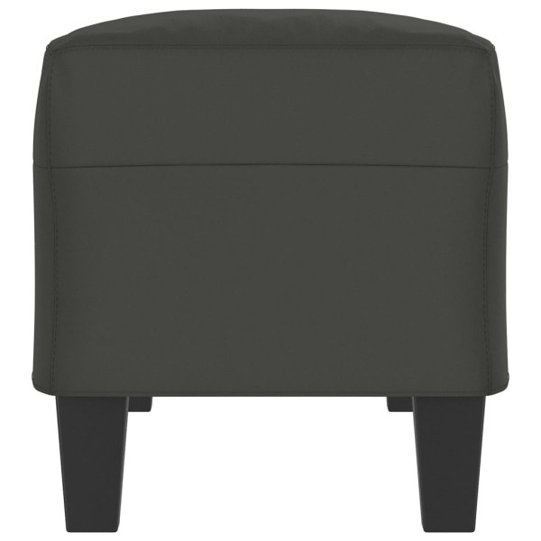 Banco de tela de microfibra gris oscuro 100x35x41 cm M 4