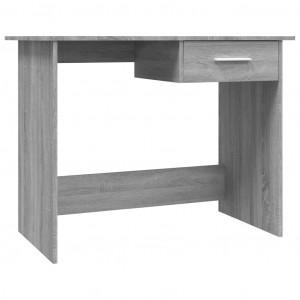 Escritorio de madera contrachapada gris Sonoma 100x50x76 cm H
