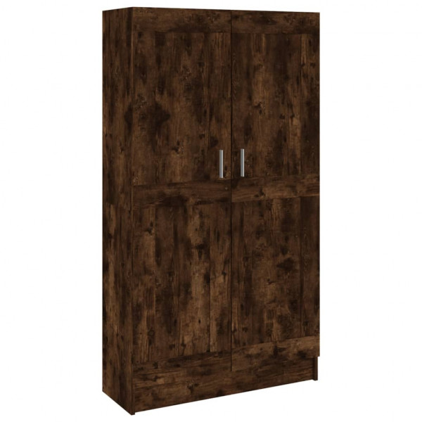Armario libros madera contrachapada roble humo 82.5x30.5x150 cm M 2