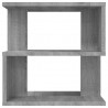 Mesa auxiliar de madera contrachapada gris Sonoma 40x40x40 cm 3