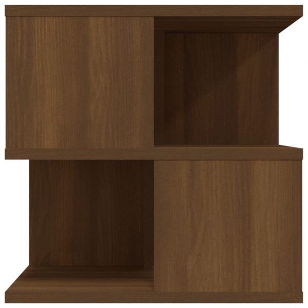 Mesa de apoio 40x40x40 cm derivados madeira carvalho castanho M 4