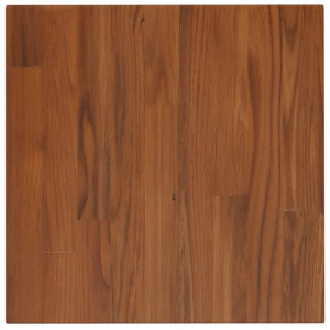 Tampo mesa quadrado 40x40x4 cm carvalho tratado castanho-escuro H