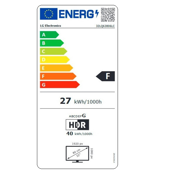 Smart TV LG 32" LED FHD 4K 32LQ63806LC blanco M 6