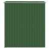 Abrigo de jardim 192x191x223 cm aço galvanizado verde 5