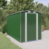 Abrigo de jardim 192x357x223 cm aço galvanizado verde 1