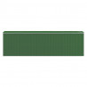 Cobertizo de jardín acero galvanizado verde 192x606x223 cm 5