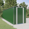 Abrigo de jardim 192x689x223 cm aço galvanizado verde 1