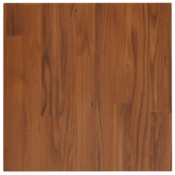 Tablero de mesa cuadrada madera roble marrón oscuro 40x40x1.5cm M 2
