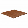 Tablero de mesa cuadrada madera roble marrón oscuro 80x80x1.5cm 1