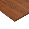 Tablero de mesa cuadrada madera roble marrón oscuro 80x80x1.5cm 3