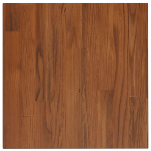 Tampo mesa quadrado 40x40x2.5 carvalho tratado castanho-escuro M 2