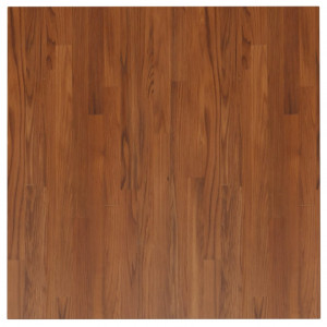 Tablero de mesa cuadrada madera roble marrón oscuro 80x80x2.5cm H