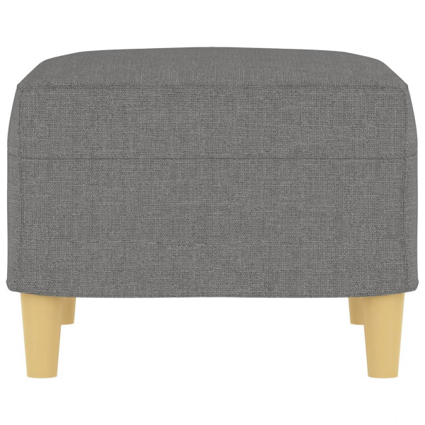 Apoio de pés 60x50x41 cm tecido cinzento-escuro M 4