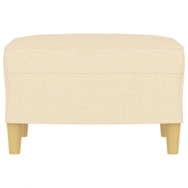 Apoio de pés 60x50x41 cm tecido cor creme M 3