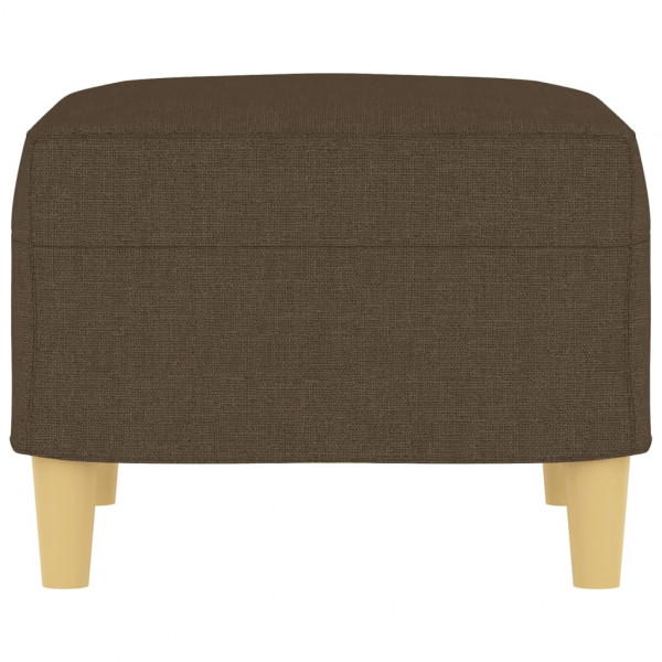 Apoio de pés 60x50x41 cm tecido castanho M 4