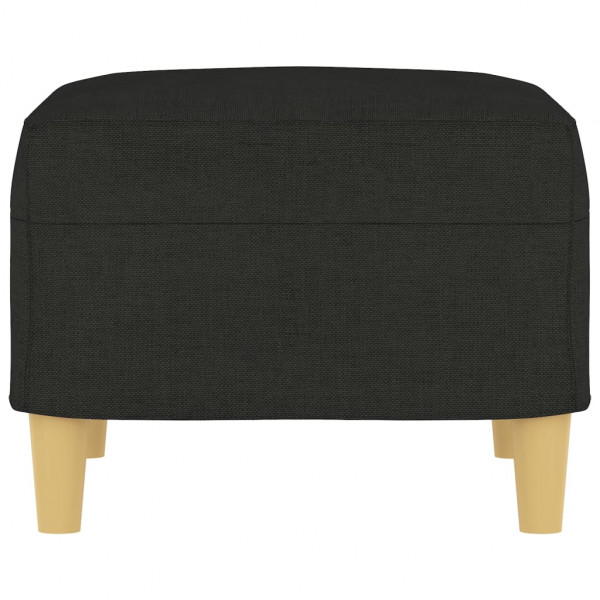 Reposapiés de tela negro 60x50x41 cm M 4