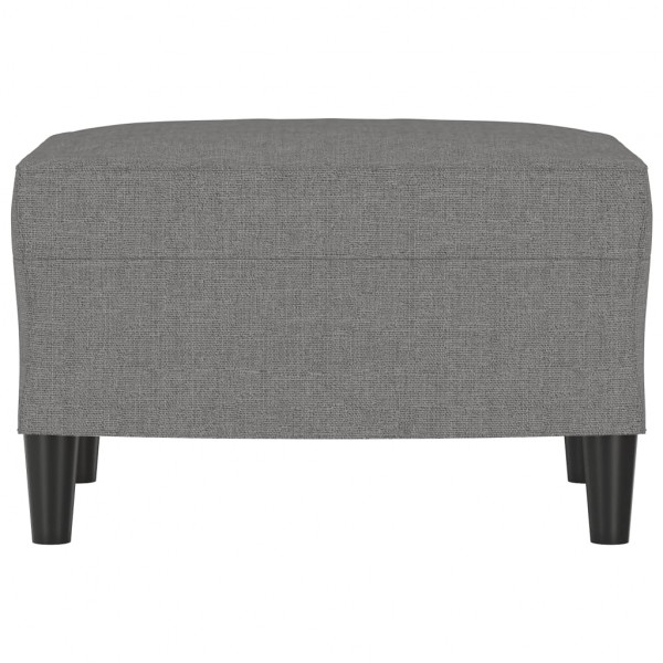 Apoio de pés 60x50x41 cm tecido cinzento-escuro M 3