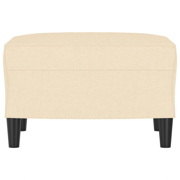 Apoio de pés 60x50x41 cm tecido cor creme M 3