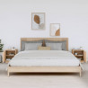 Mesitas de noche 2 uds madera maciza de pino 40x34x45 cm 3